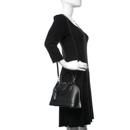 Louis Vuitton Epi Alma BB Black 2 of 9