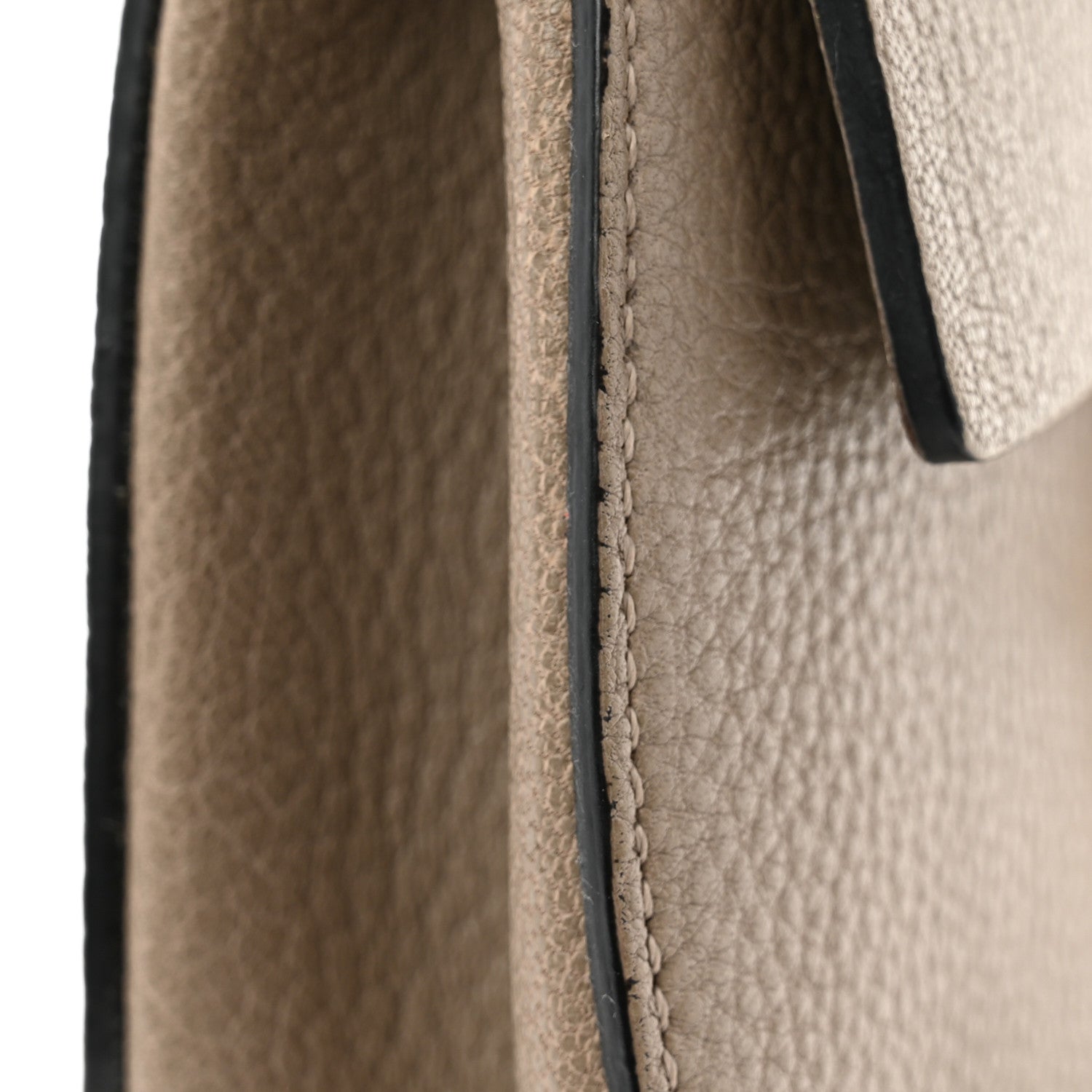 Chloe Grained Lambskin Mini Drew Shoulder Bag Motty Grey 12 of 13