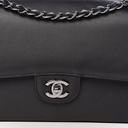 Chanel Calfskin Medium Classic Pure Double Flap Black 8 of 20
