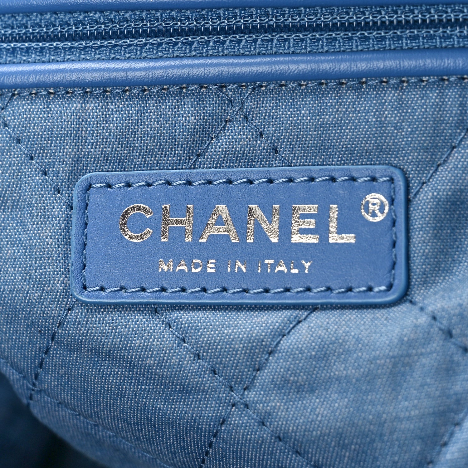 Chanel Denim Sequin Chanel 22 Blue 7 of 13