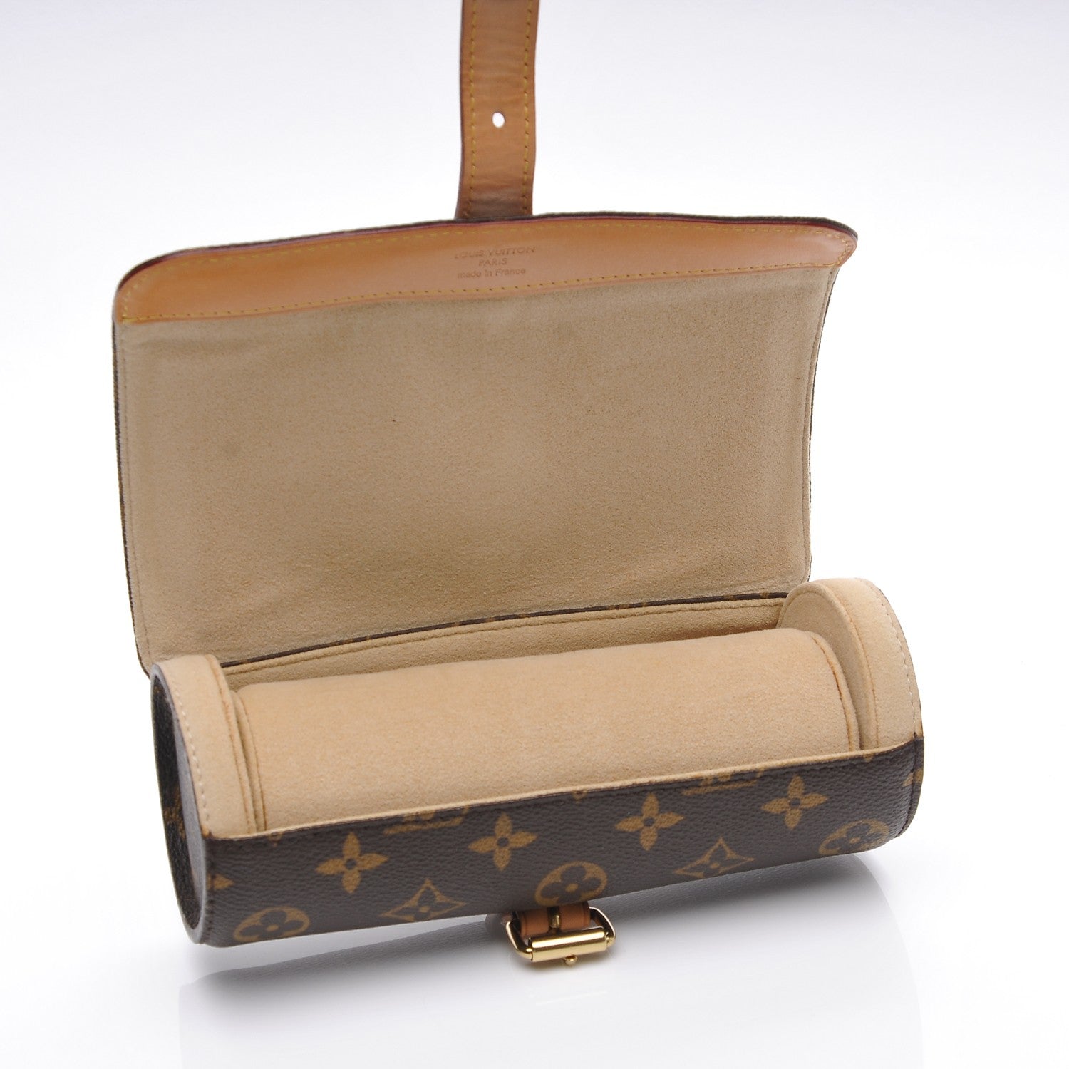 Louis Vuitton Monogram 3 Watch Travel Case 7 of 9