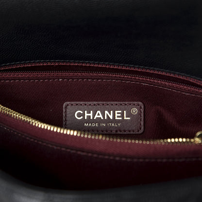 Chanel Caviar Quilted Small Coco Handle Flap Black 8 of 9