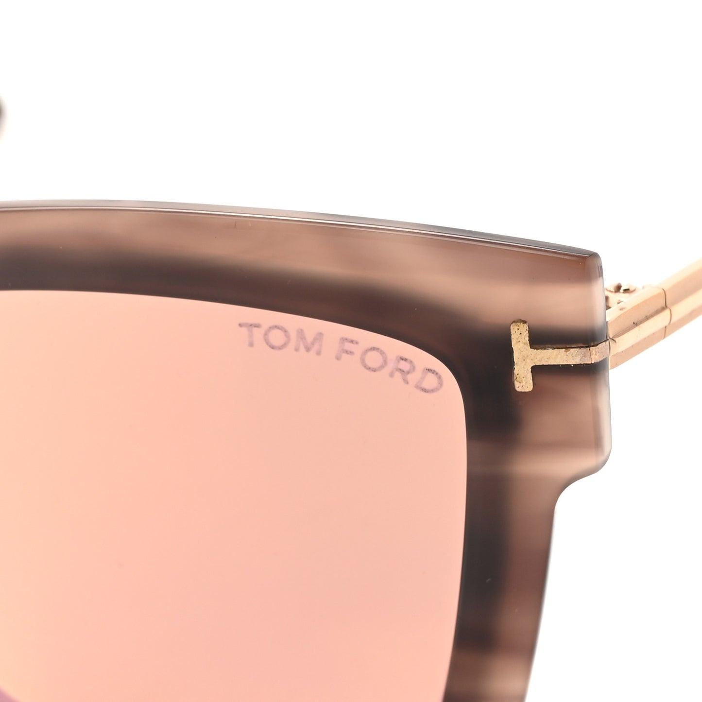 Acetate Lara Sunglasses TF573 Pink Melange Havana