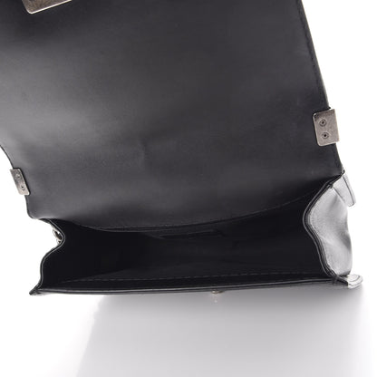 Chanel Calfskin Double Stitch Medium Boy Flap Black 5 of 8