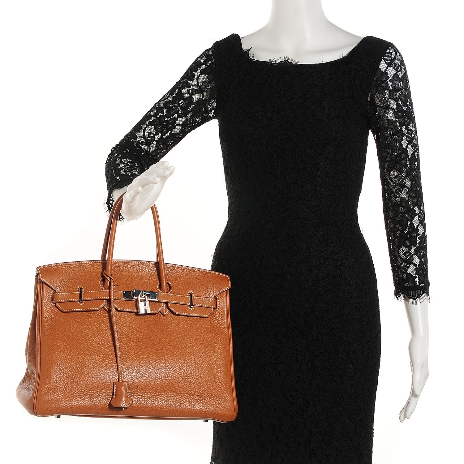 Hermes Taurillon Clemence Birkin 35 Gold 2 of 25