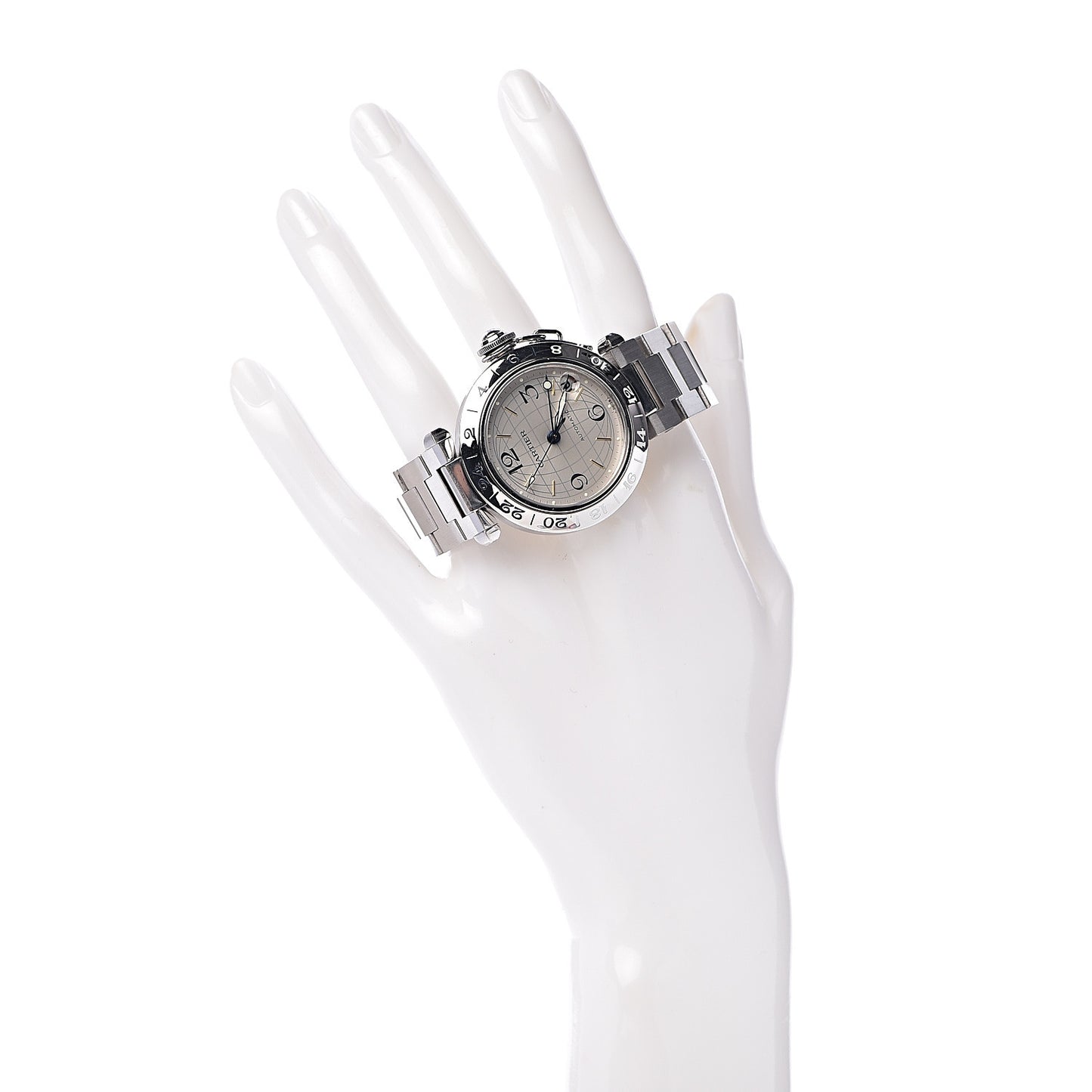 Stainless Steel 35mm Pasha GMT Automatic Watch