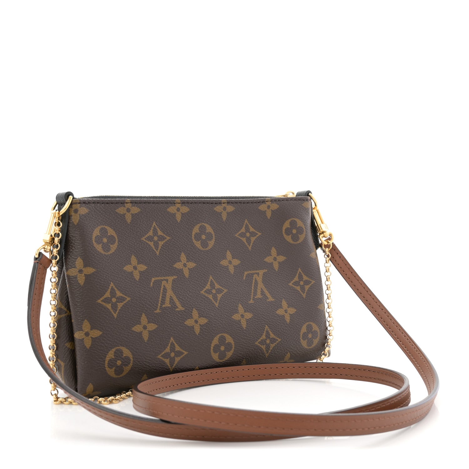 Louis Vuitton Monogram Pallas Clutch Black 3 of 10