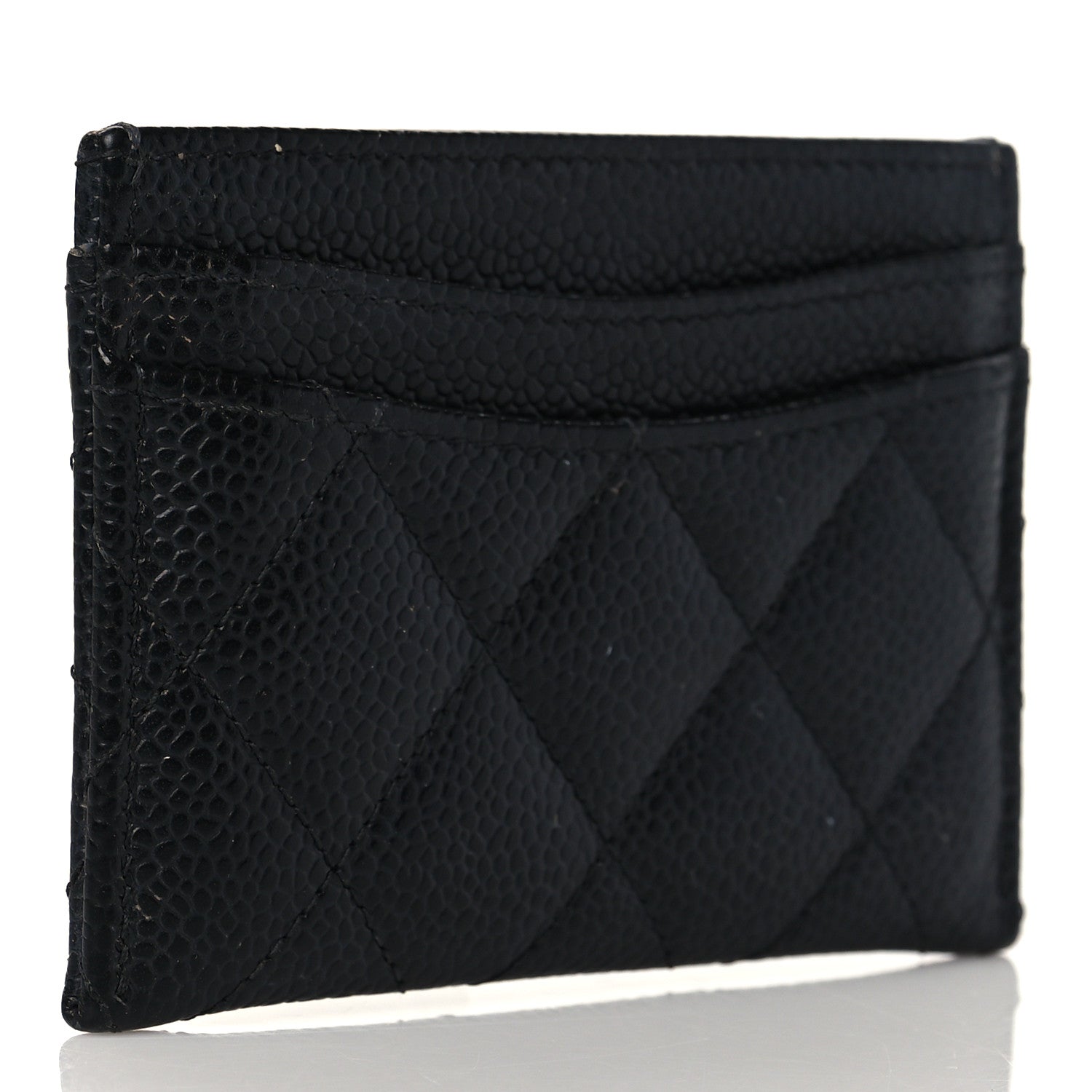 Chanel Caviar Quilted Card Holder Black 3 of 9