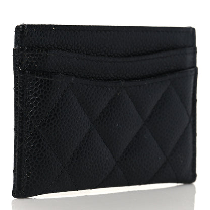 Chanel Caviar Quilted Card Holder Black 3 of 9