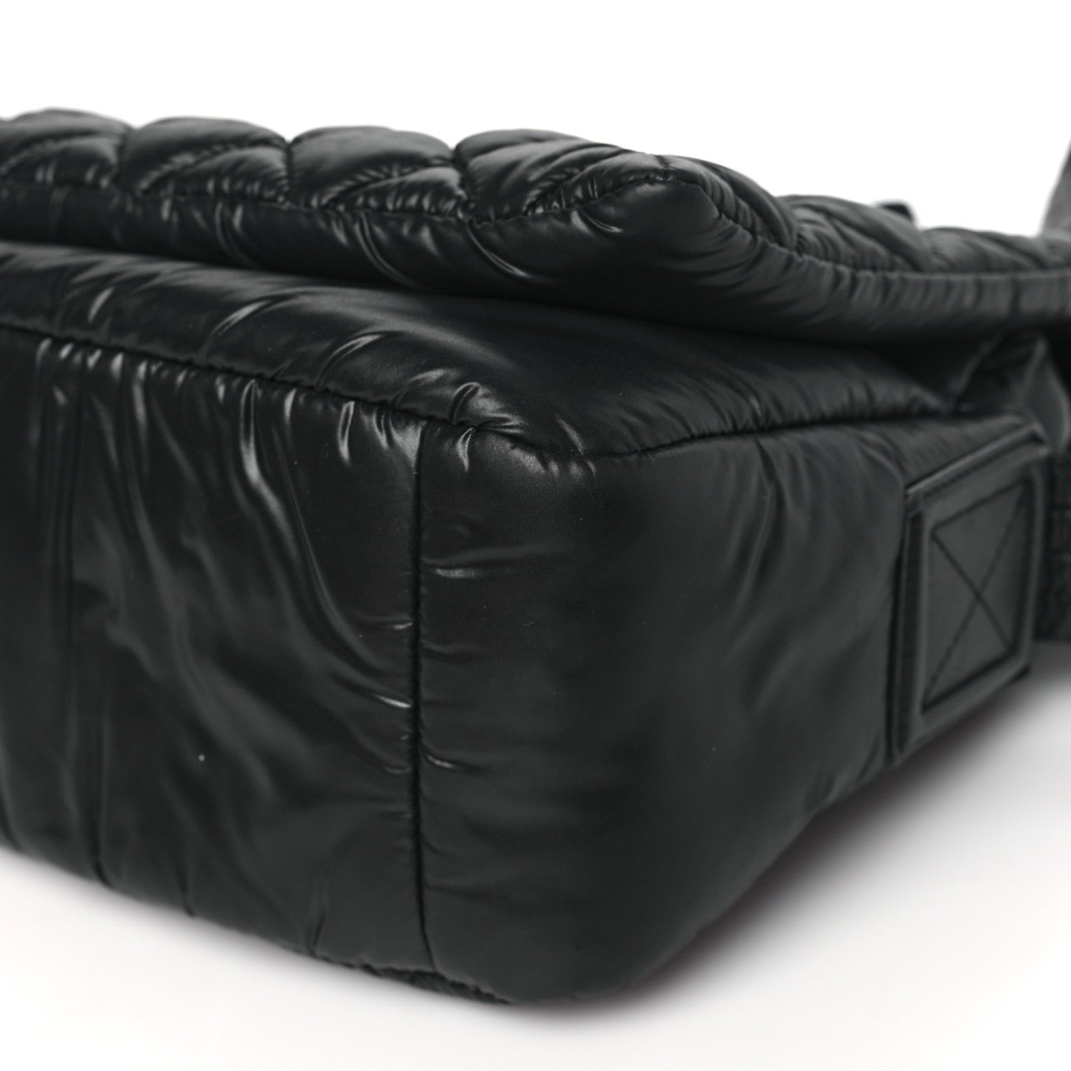 Chanel Nylon Small Coco Cocoon Messenger Bag Black 9 of 11