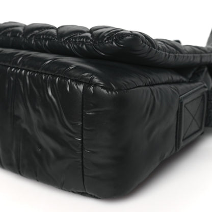 Chanel Nylon Small Coco Cocoon Messenger Bag Black 9 of 11