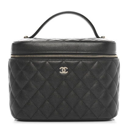 Chanel Caviar Quilted Large Vanity Pouch Black 1 of 9