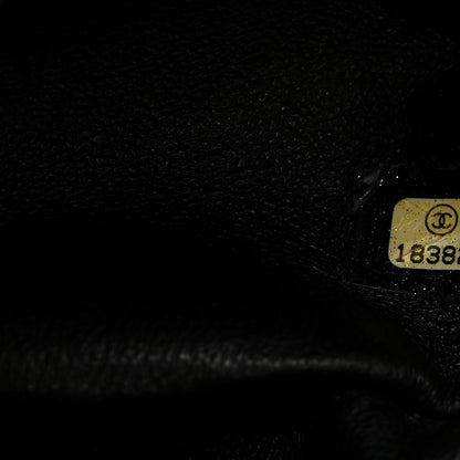 Chanel Lambskin Patent Classic Twist Crescent Flap Bag Black 7 of 11
