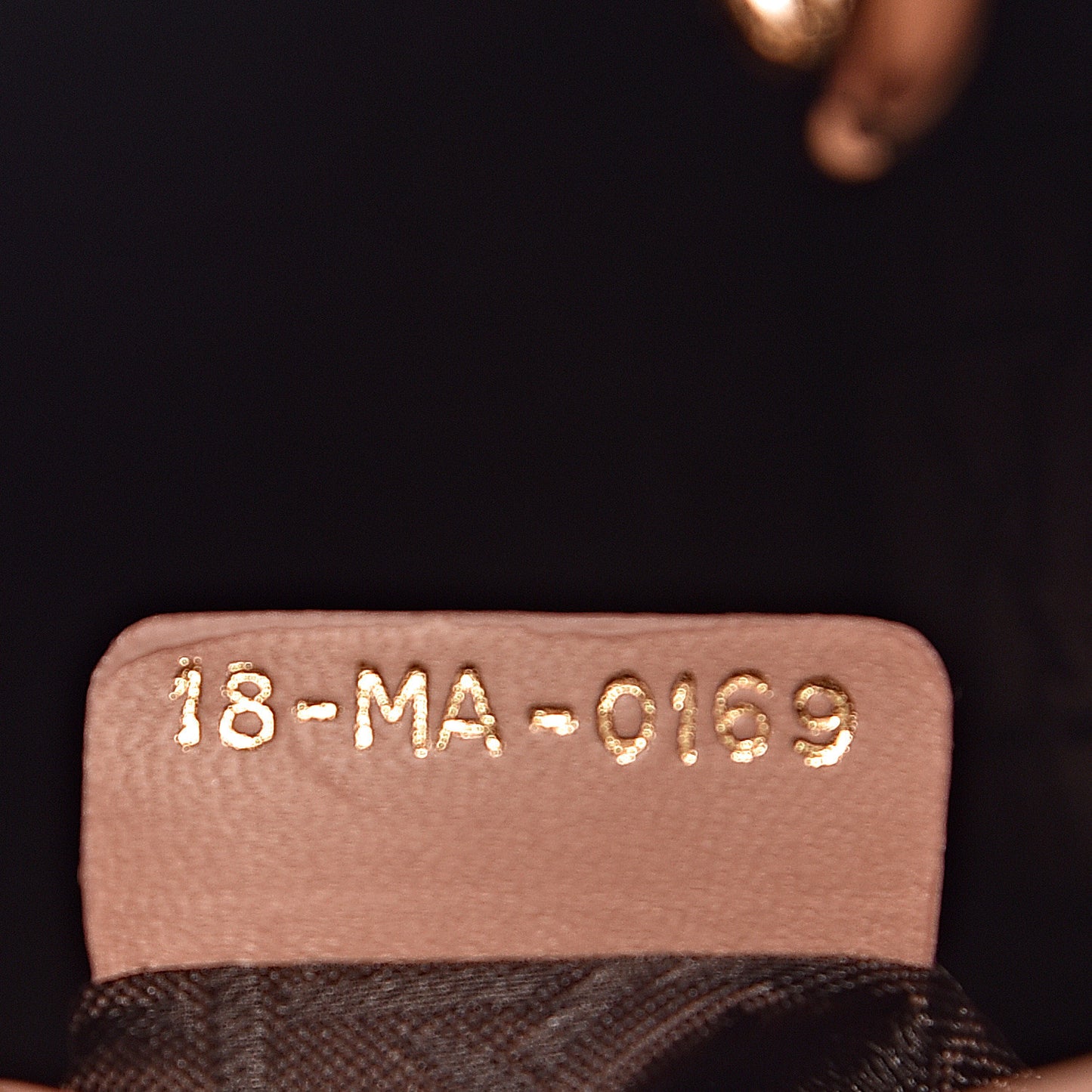 Lambskin Cannage Small Lady Dior Fard