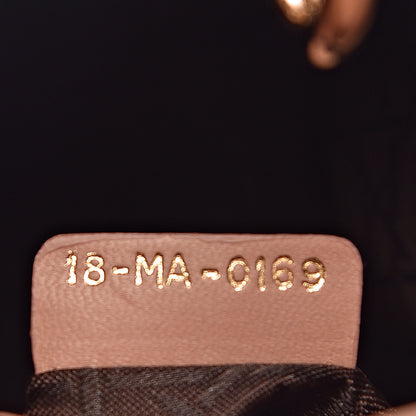 Christian Dior Lambskin Cannage Small Lady Dior Fard 7 of 12
