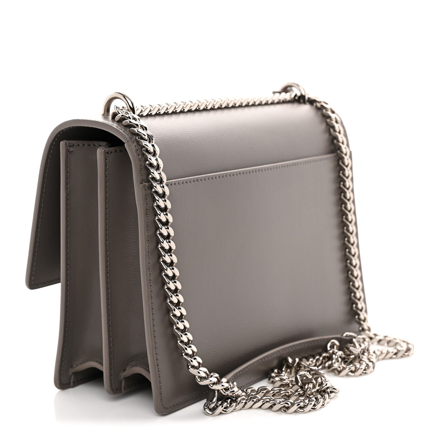 Saint Laurent Calfskin Medium Monogram Sunset Fog 3 of 11