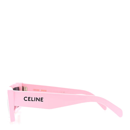 Celine Acetate Monochroms Square Sunglasses CL40214U Light Pink 4 of 7