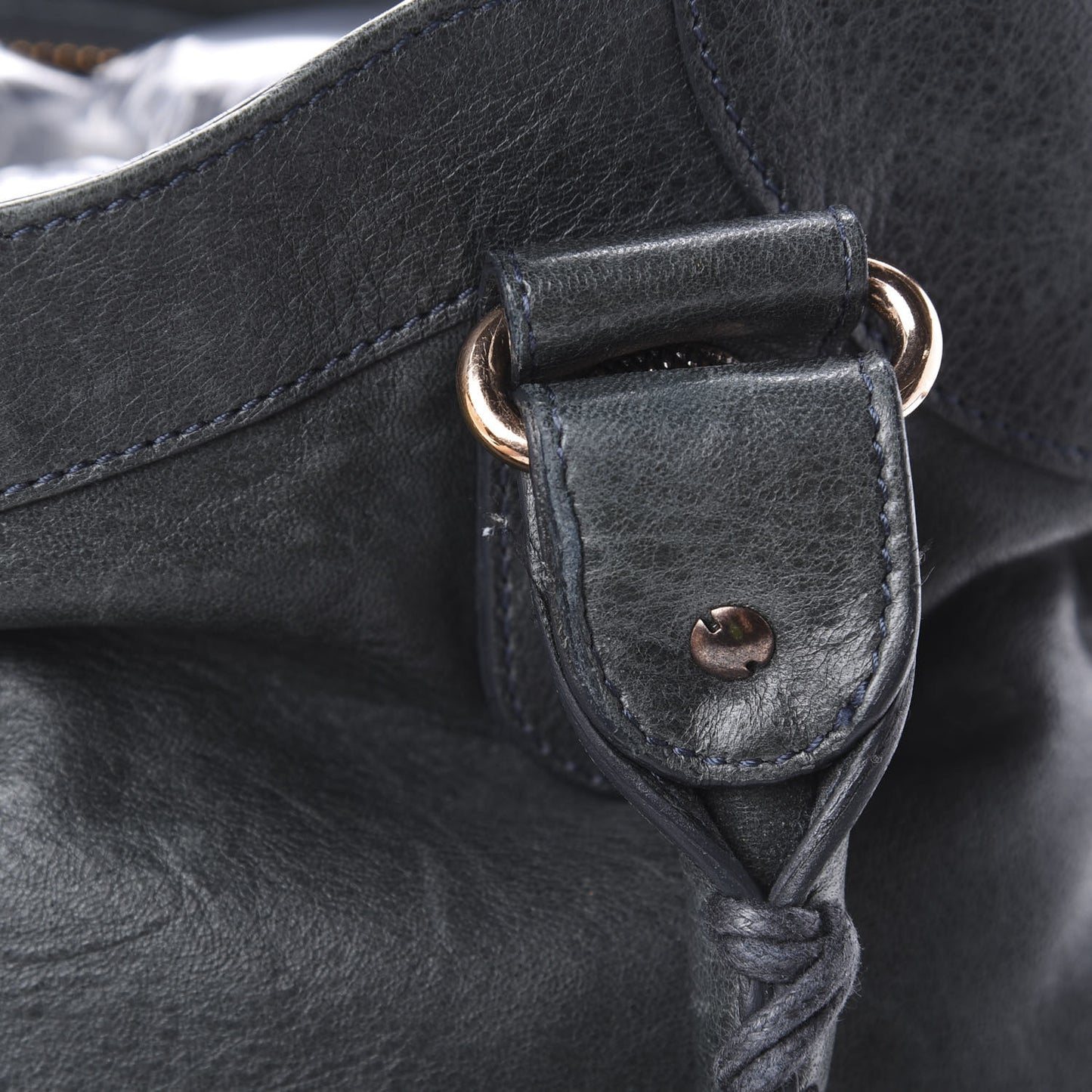 Agneau Giant 21 Rose Gold Hardware Velo Anthracite