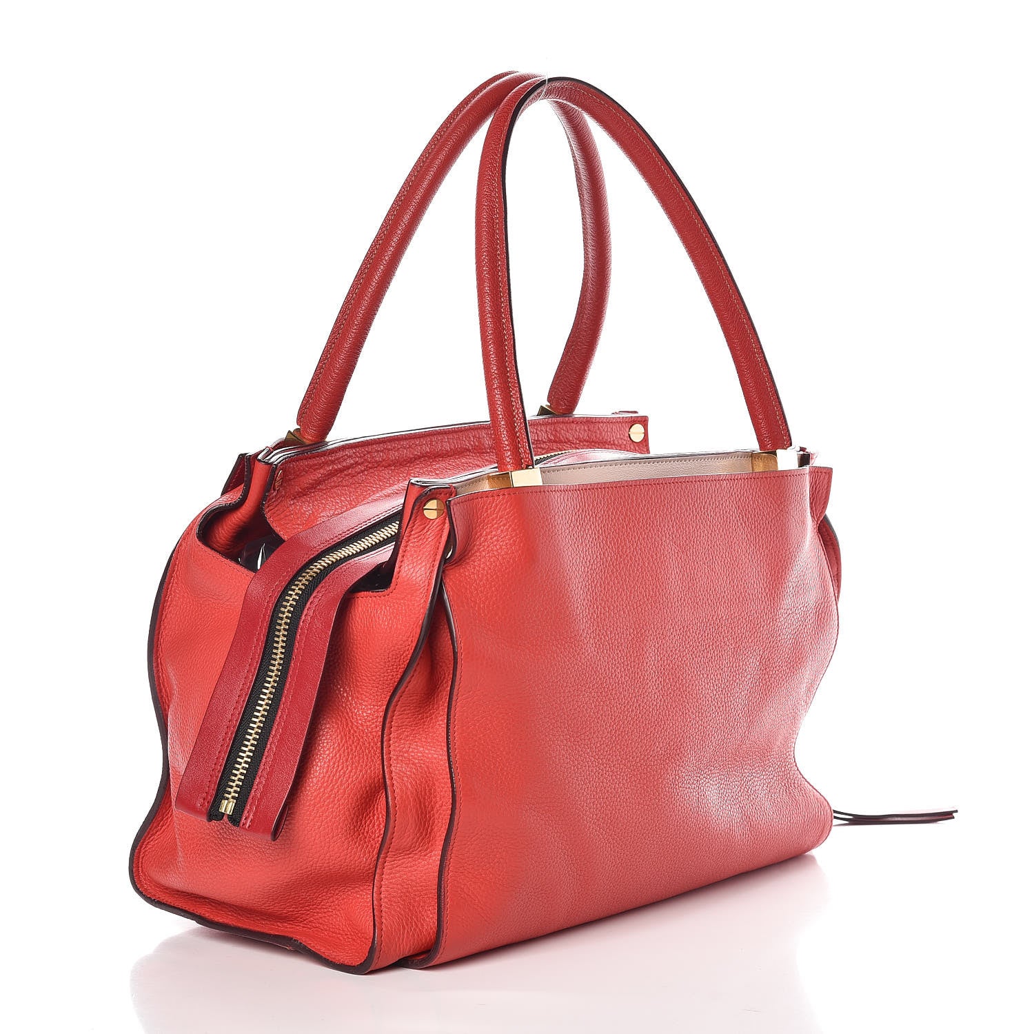 Chloe Calfskin Dree Shoulder Bag Red 3 of 8
