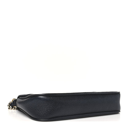 Gucci Pebbled Calfskin Medium Soho Flap Crossbody Black 4 of 10