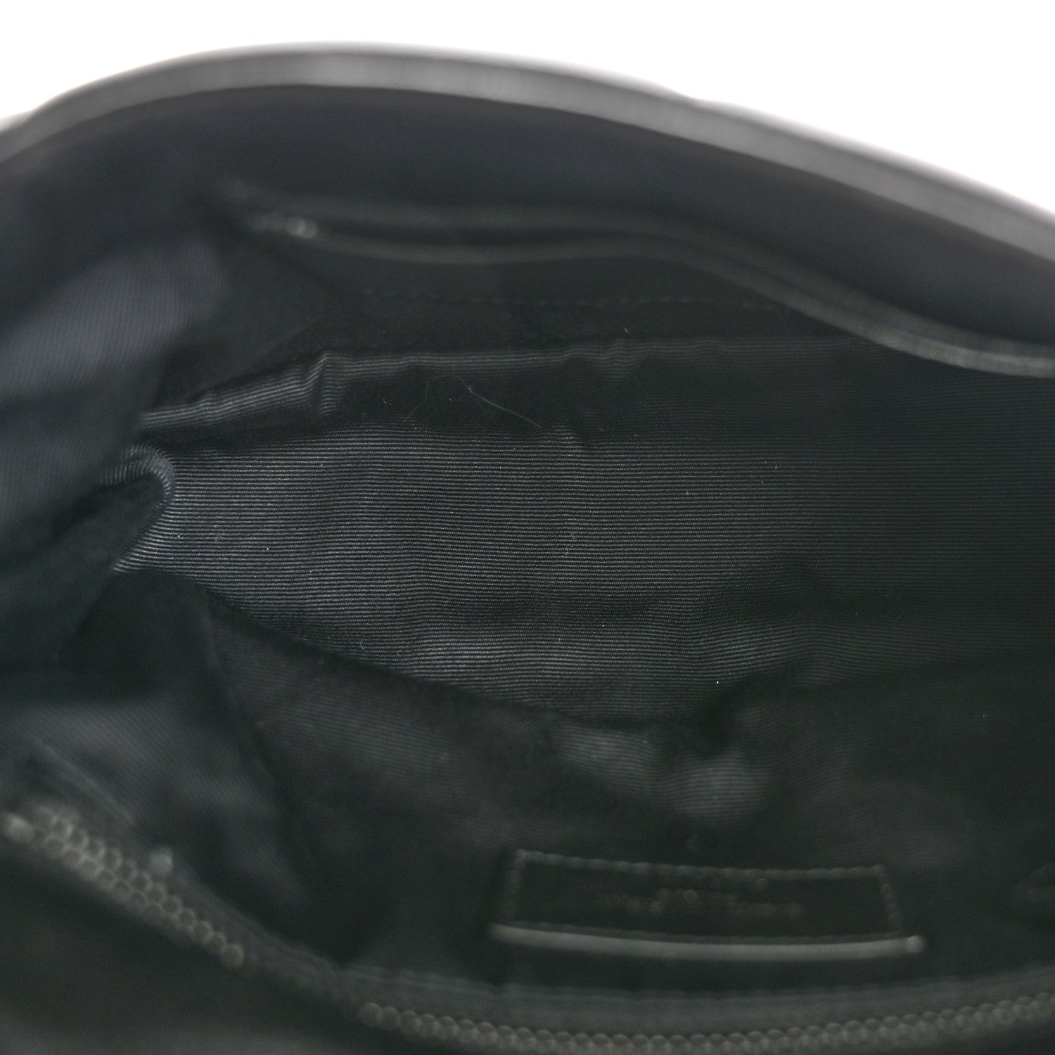 Saint Laurent Lambskin Quilted Toy Loulou Puffer Monogram Monochrome Chain Satchel Black 5 of 10