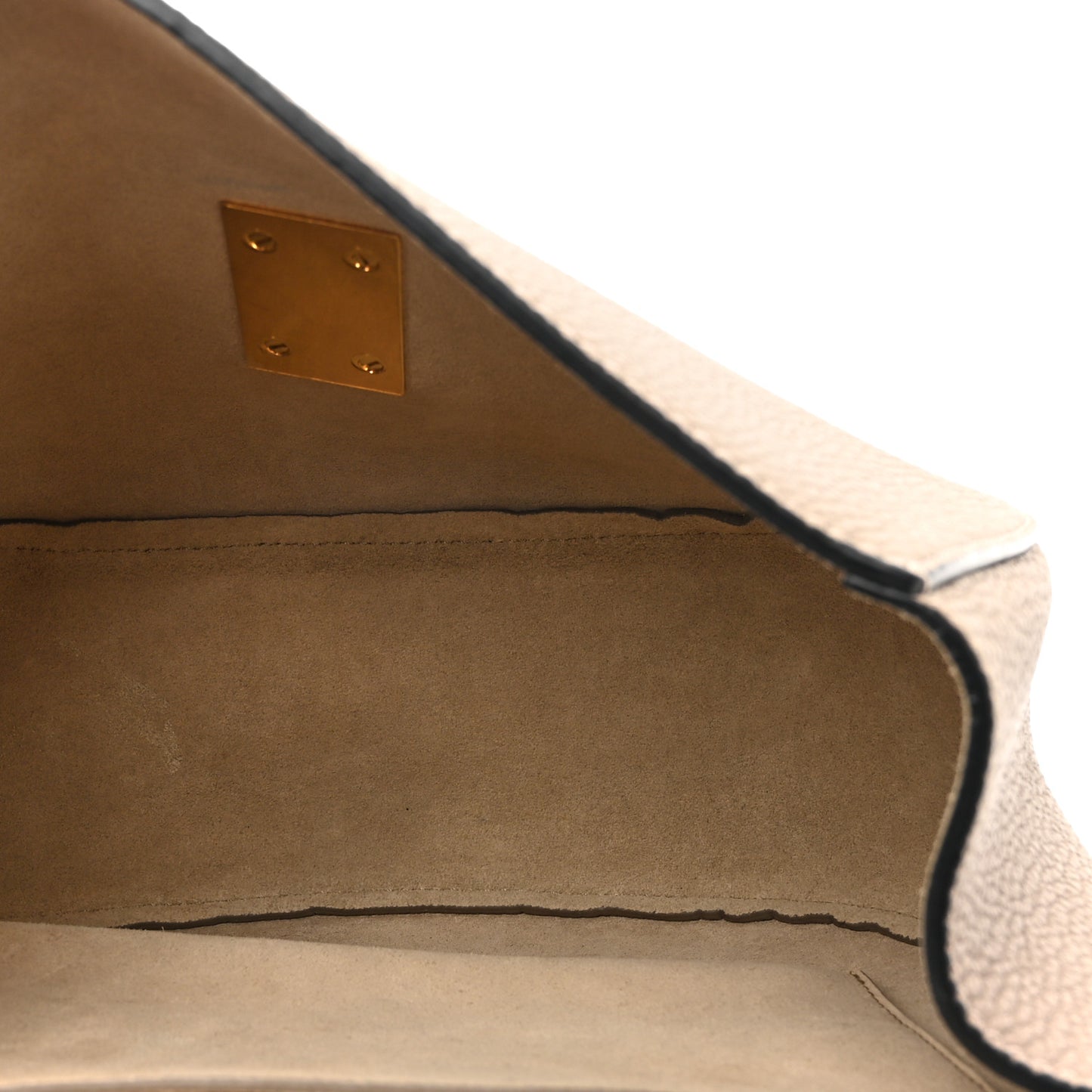 Grained Lambskin Mini Drew Shoulder Bag Motty Grey
