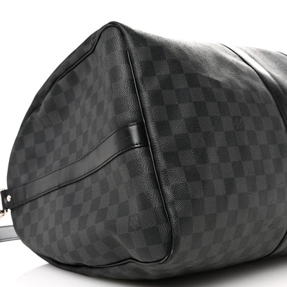 Louis Vuitton Damier Graphite Keepall Bandouliere 55 9 of 13