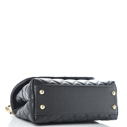 Chanel Caviar Quilted Mini Coco Handle Flap Black 4 of 10