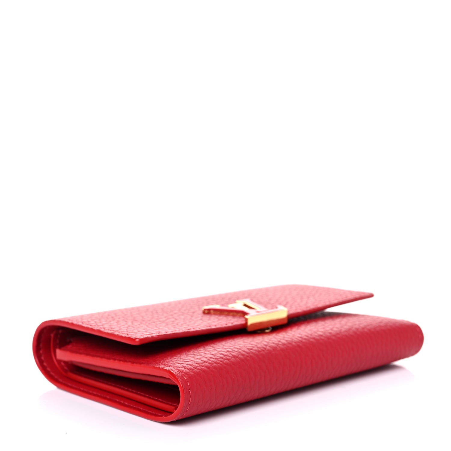 Louis Vuitton Taurillon Capucines Compact Wallet Rubis 4 of 8