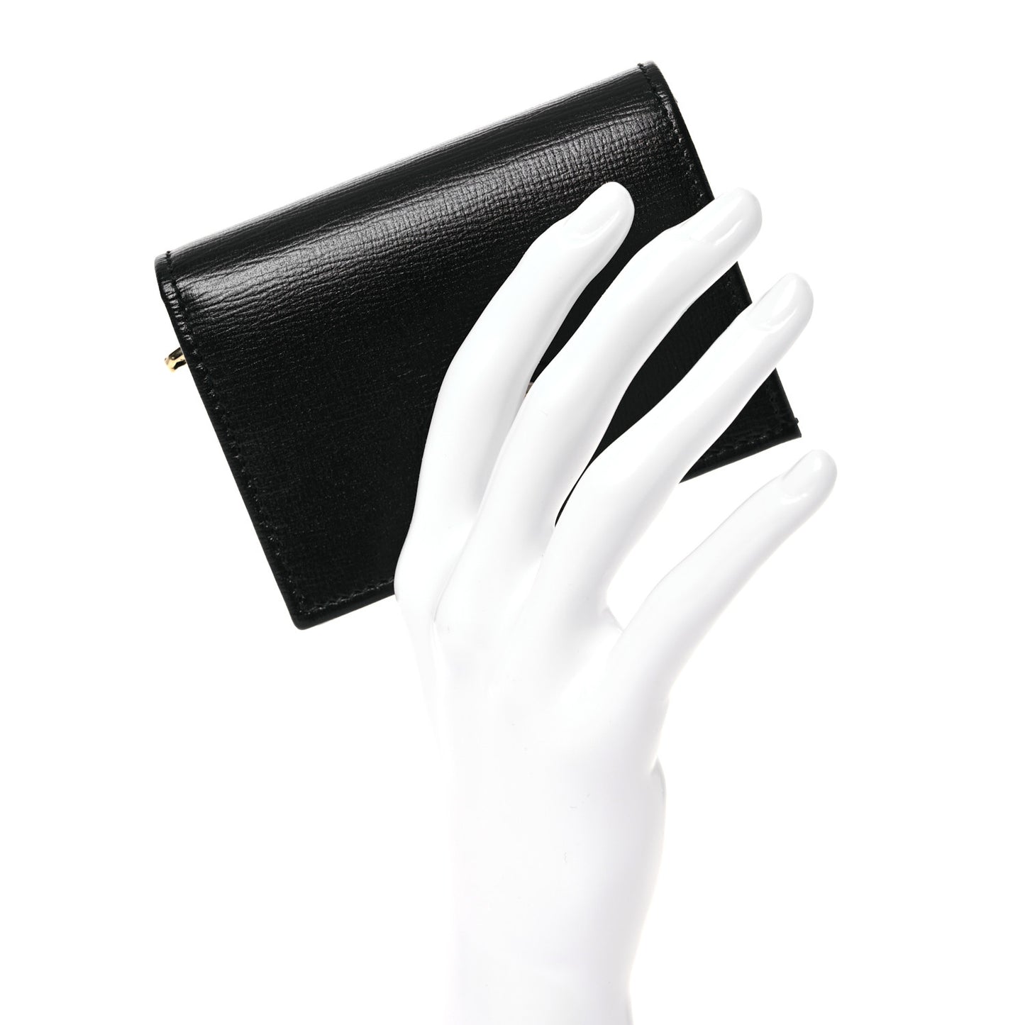 Azalea Calfskin Marina Card Case Black
