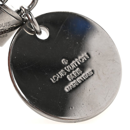 Louis Vuitton Calfskin Monogram Eclipse ID Pocket Key Chain Bag Charm and Key Holder 3 of 4