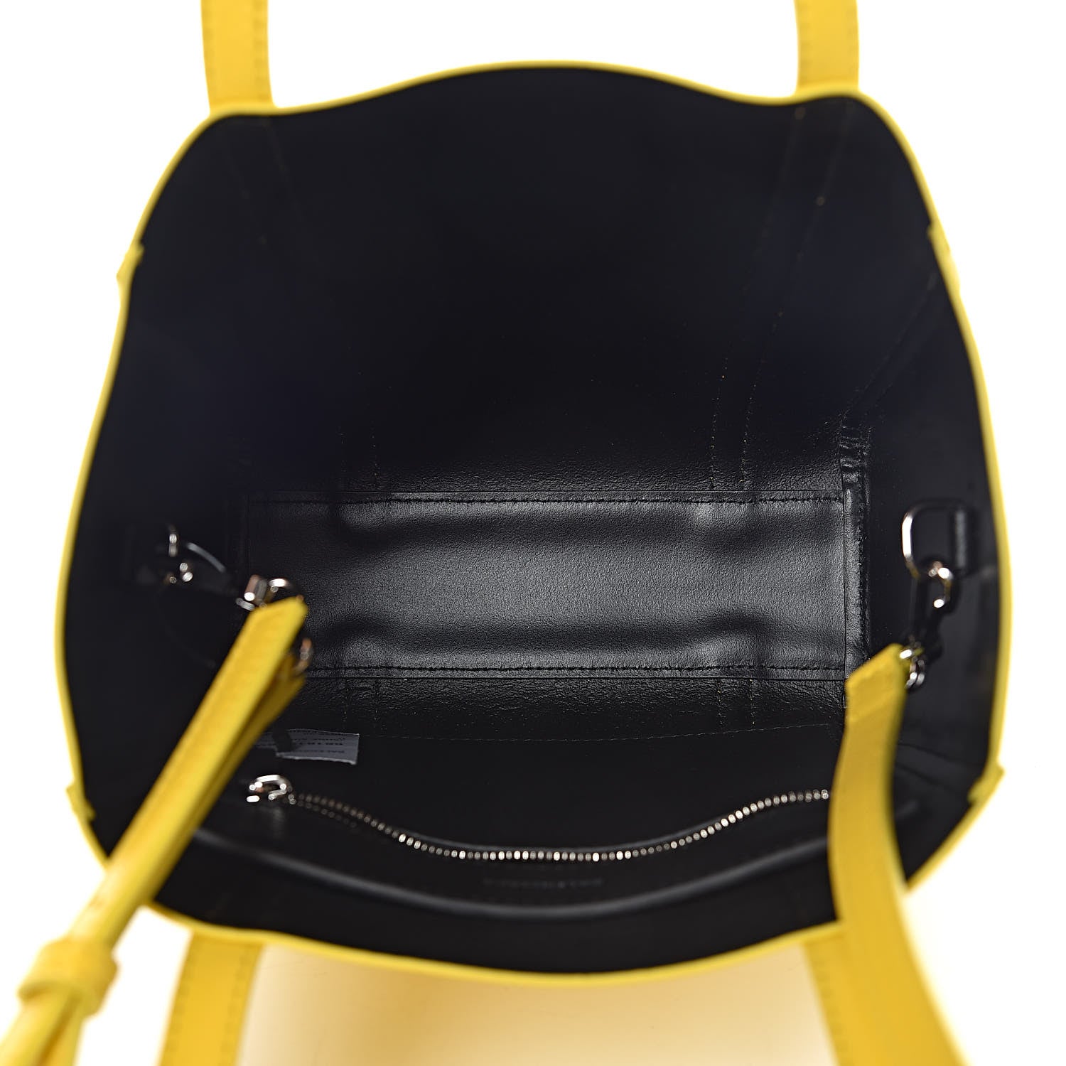 Balenciaga Smooth Calfskin Logo XXS Everyday Tote Jaune Soleil Black 6 of 8