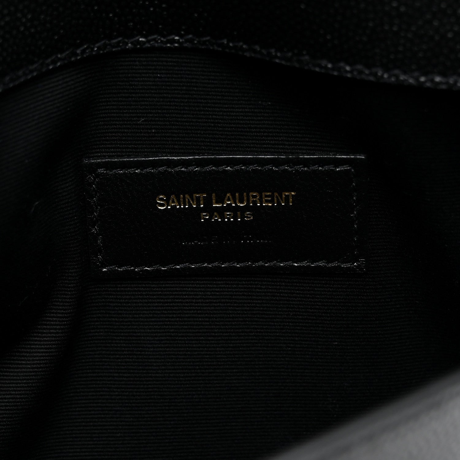Saint Laurent Grain De Poudre Uptown Pouch Black Black 6 of 9