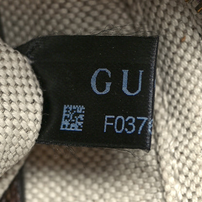 Gucci GG Supreme Monogram Textured Dollar Calfskin Web Ophidia Wristlet Shoulder Bag Beige Ebony New Acero 7 of 10