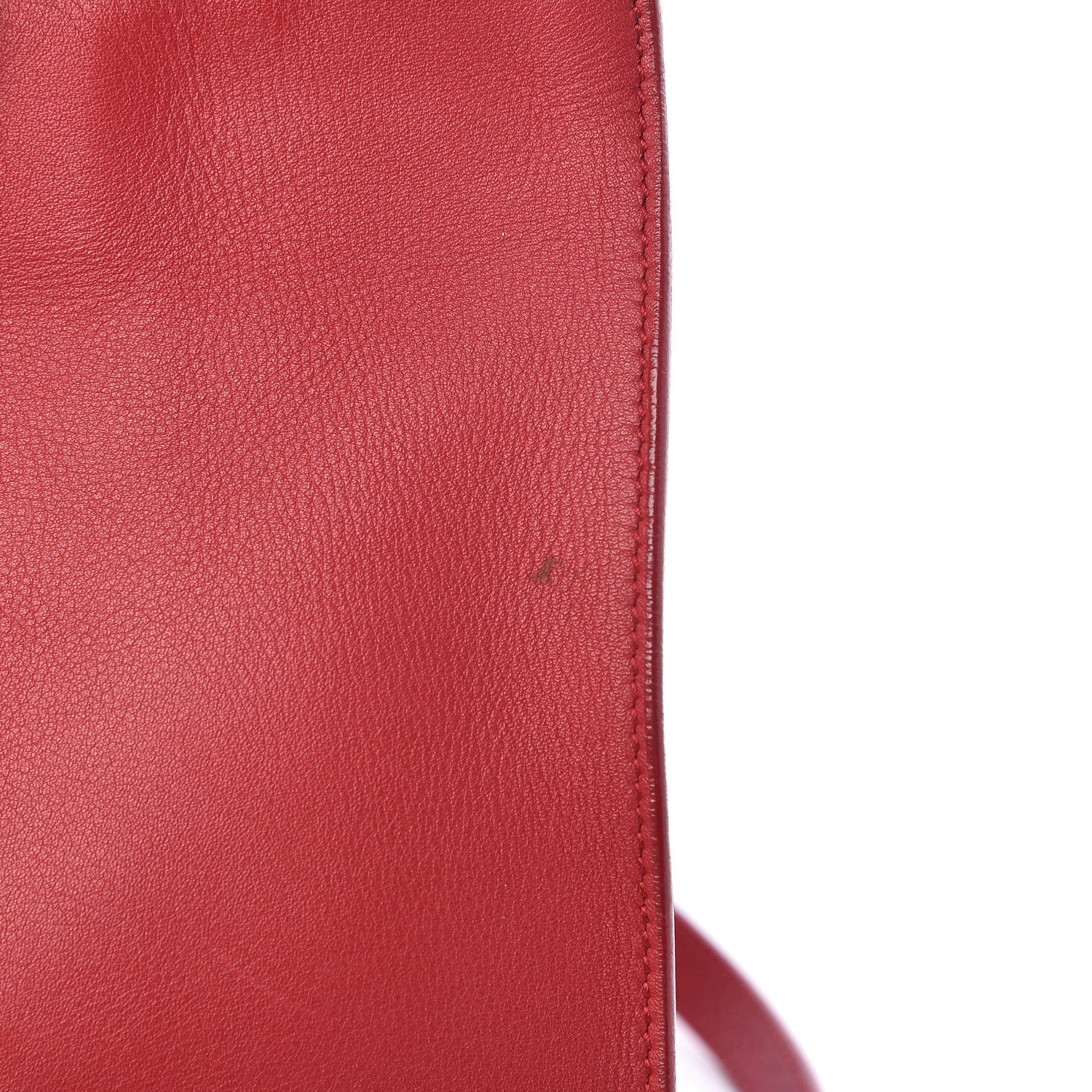 Saint Laurent Calfskin Small Classic Y Cabas Rouge Orient 9 of 13