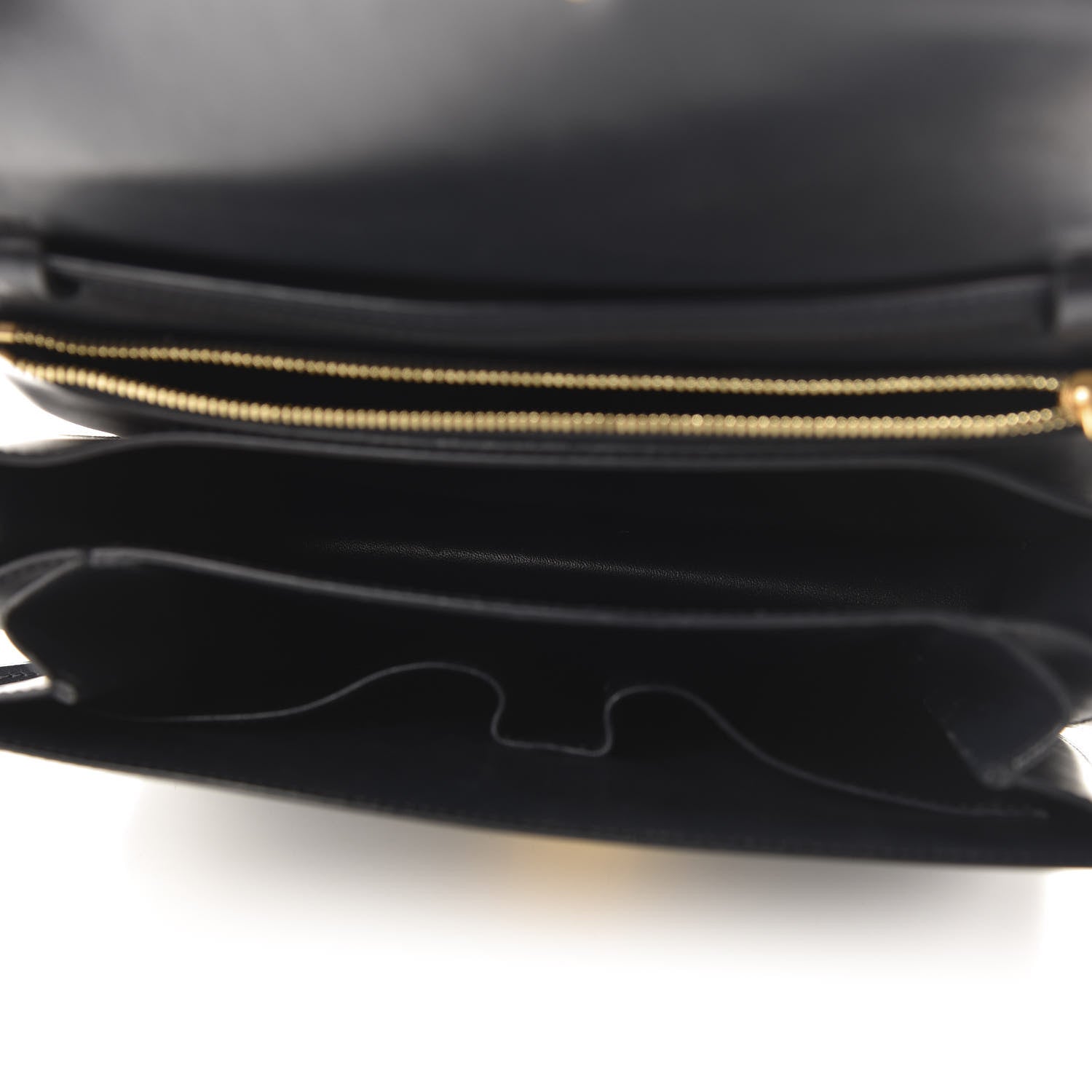 Celine Box Calfskin Medium Classic Box Flap Bag Navy 4 of 10