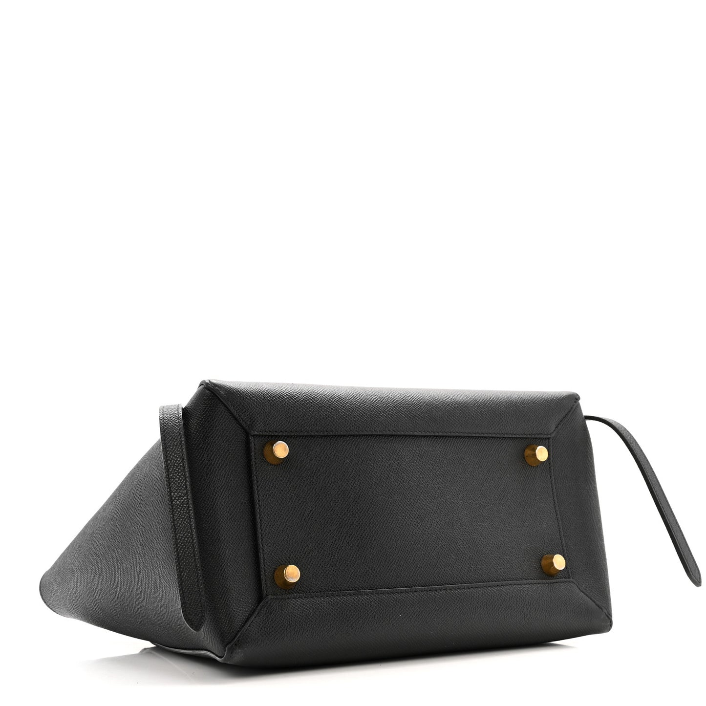 Grained Calfskin Mini Belt Bag Black