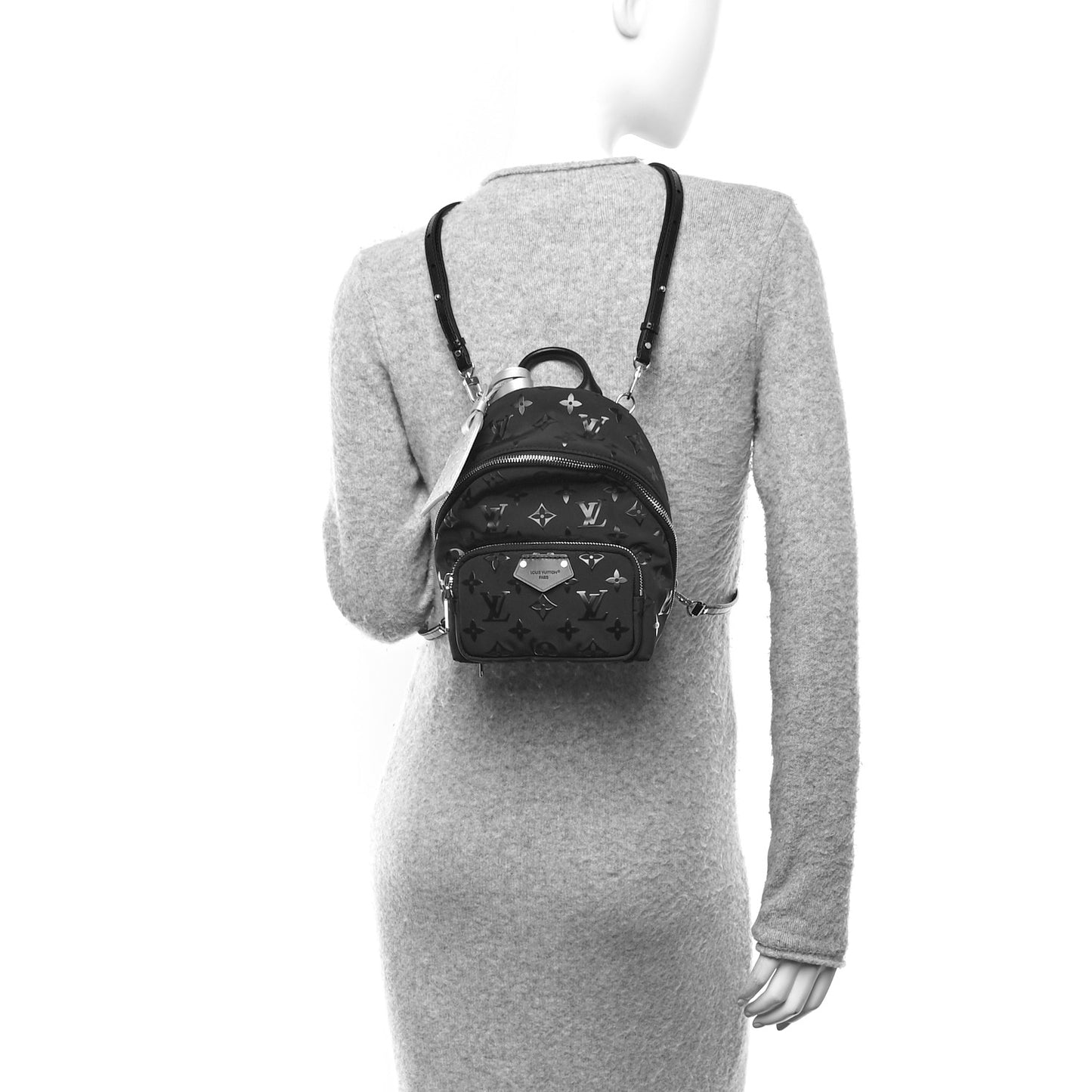 Nylon Monogram Palm Springs Mini Polar Night