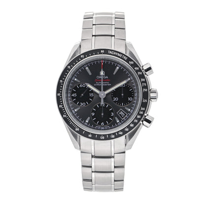 Omega Stainless Steel 40mm Speedmaster Date Chronograph Automatic Watch Grey 323.30.40.40.06.001 1 of 5