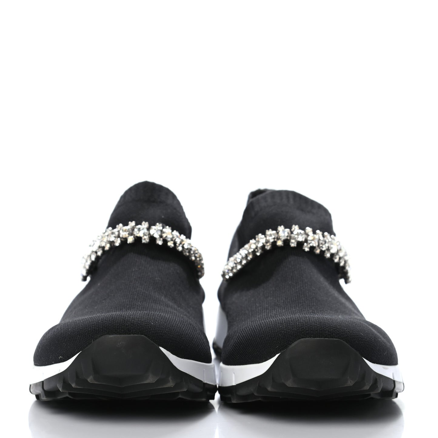 Knit Crystal Verona Sneaker 38 Black