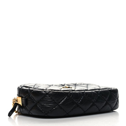 Chanel Aged Calfskin Quilted Mini Reissue Camera Case Black 4 of 10