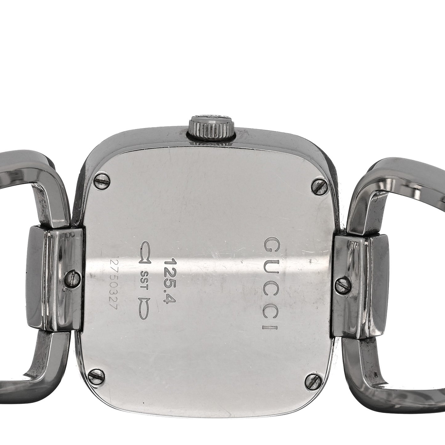 Stainless Steel Mother of Pearl 32mm G-Gucci Square Quartz Watch
