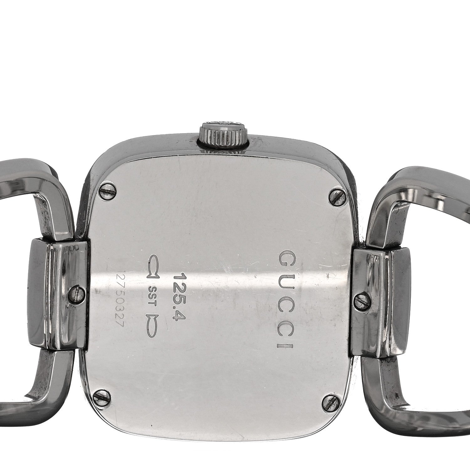 Gucci Stainless Steel Mother of Pearl 32mm G-Gucci Square Quartz Watch 4 of 4
