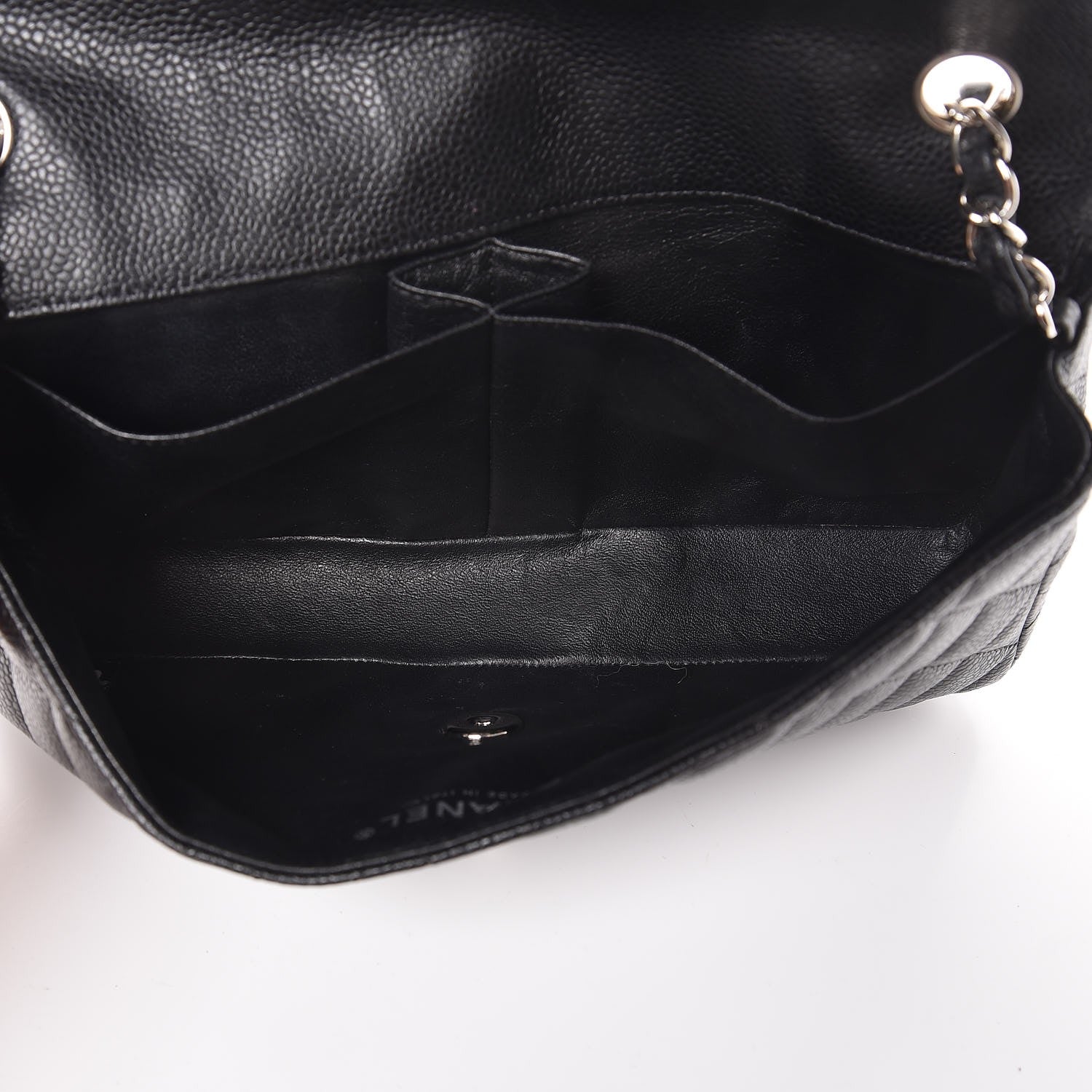 Chanel Caviar Quilted East West Flap Black 5 of 7