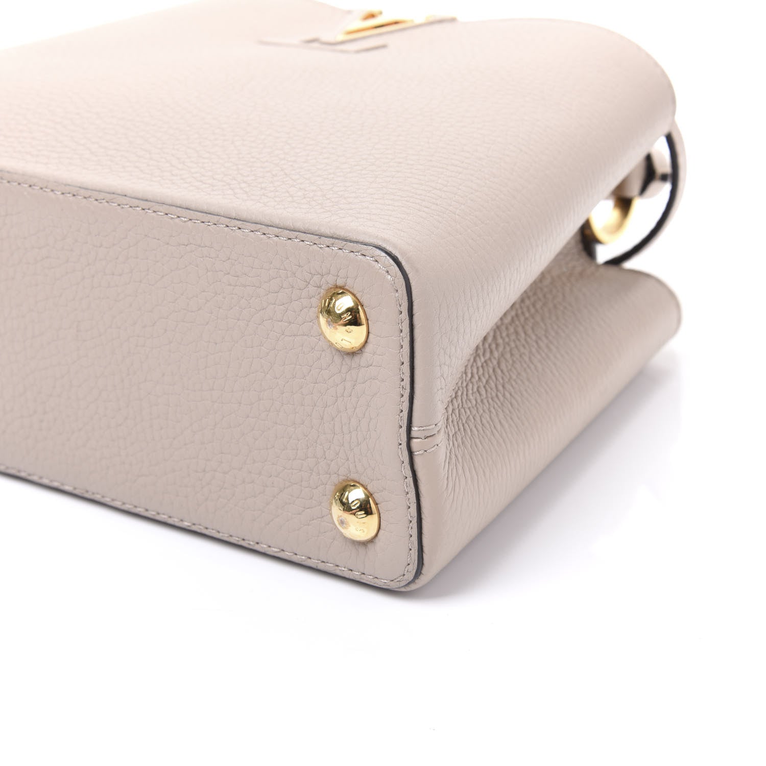 Louis Vuitton Taurillon Capucines BB Galet 7 of 9