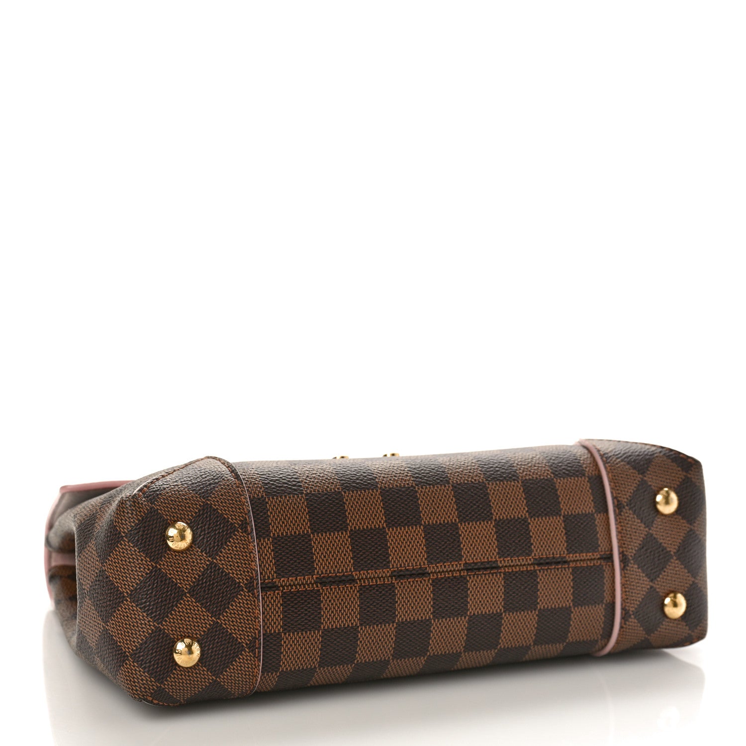 Louis Vuitton Damier Ebene Caissa Clutch Rose Ballerine 4 of 9