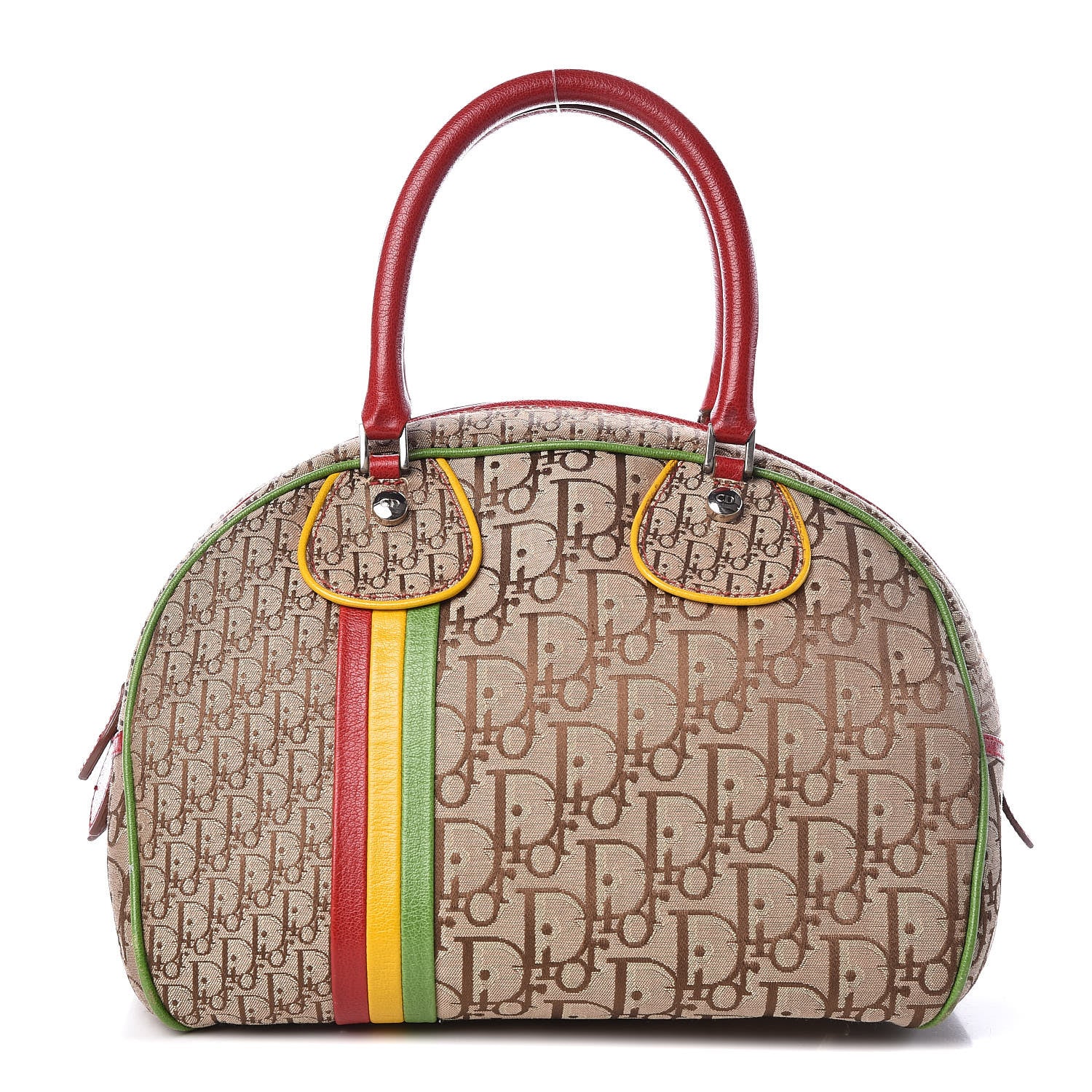 Christian Dior Monogram Rasta Bowler Beige 1 of 16