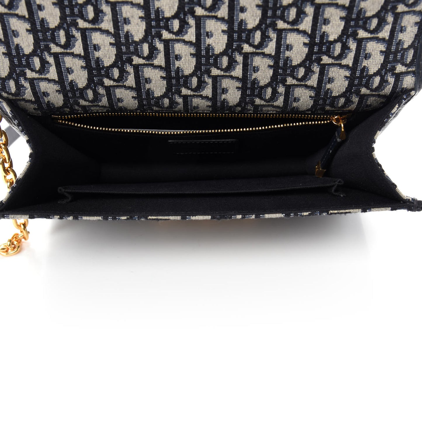 Oblique 30 Montaigne Chain Flap Bag Blue