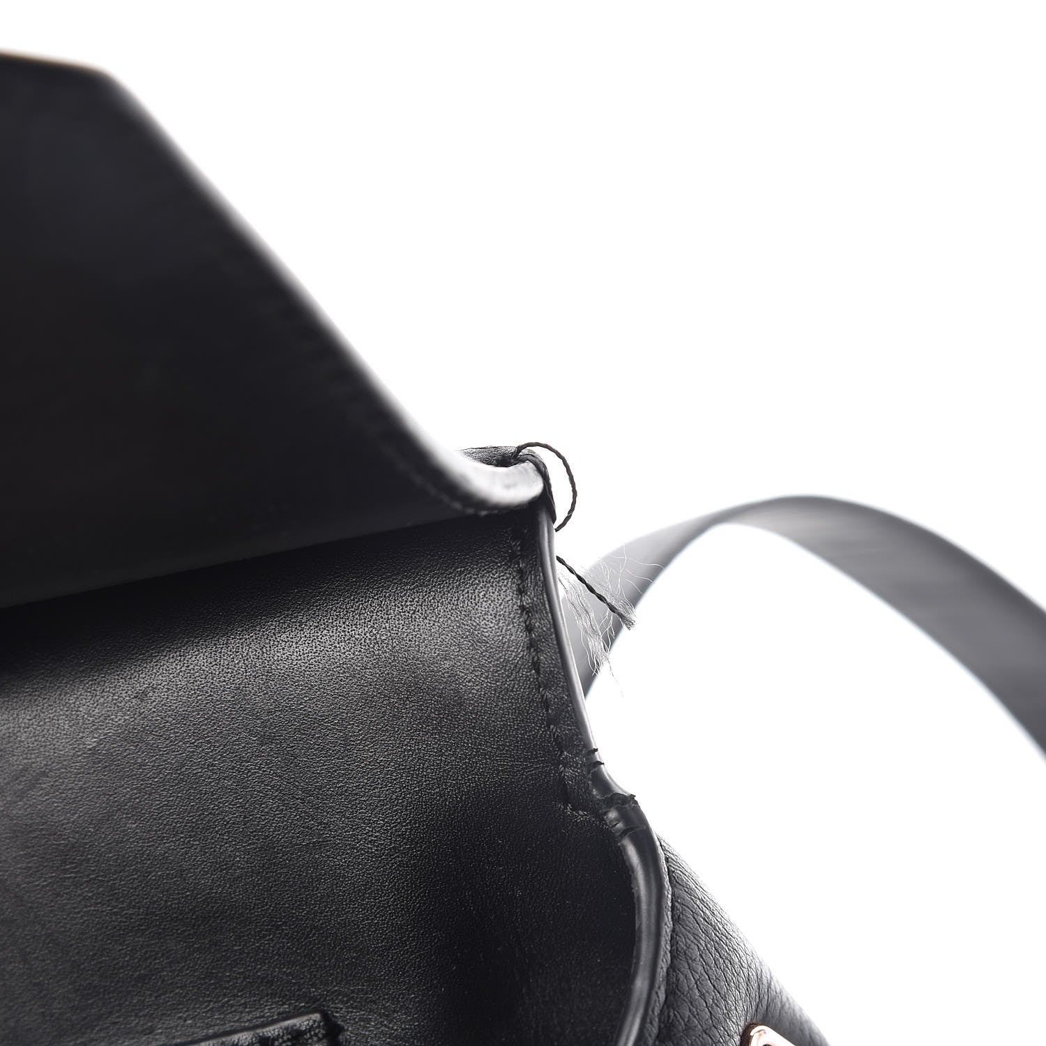 Alexander Wang Pebbled Calfskin Prisma Skeletal Backpack Black Rose Gold Hardware 9 of 14