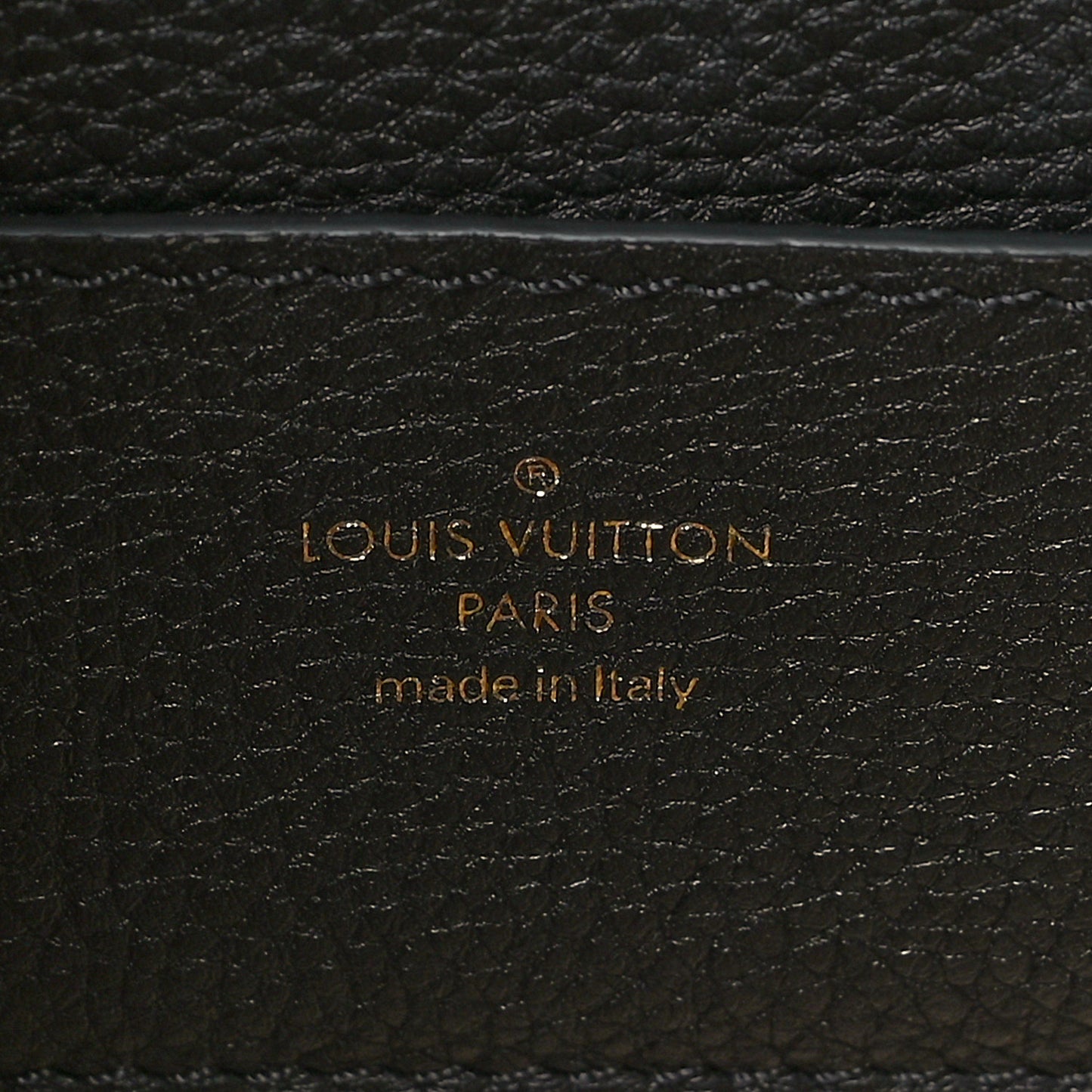 Grained Calfskin LV Pont 9 Soft MM Black